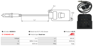 Sonde NOX NOX9414