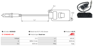 Sonde NOX NOX9420