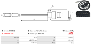Sonde NOX NOX9422