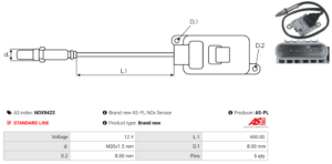 Sonde NOX NOX9423