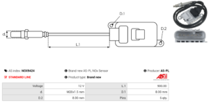 Sonde NOX NOX9424