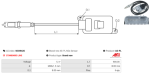 Sonde NOX NOX9426