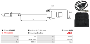 Sonde NOX NOX9427