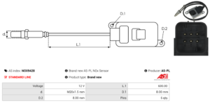 Sonde NOX NOX9428