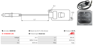 Sonde NOX NOX9128