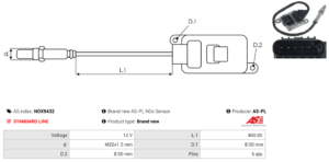 Sonde NOX NOX9432