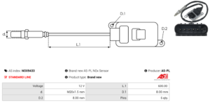 Sonde NOX NOX9433
