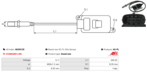Sonde NOX NOX9129