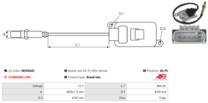 Sonde NOX NOX9442