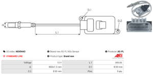 Sonde NOX NOX9443