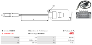 Sonde NOX NOX9445