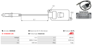 Sonde NOX NOX9446