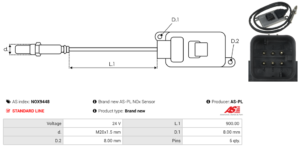 Sonde NOX NOX9448