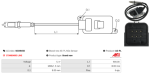 Sonde NOX NOX9450