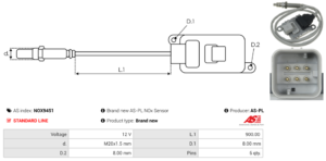 Sonde NOX NOX9451