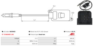 Sonde NOX NOX9452