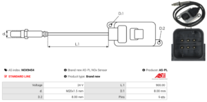 Sonde NOX NOX9454