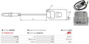 Sonde NOX NOX9457