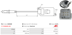 Sonde NOX NOX9458