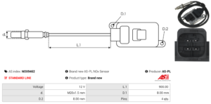 Sonde NOX NOX9462