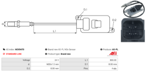 Sonde NOX NOX9470