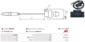 Sonde NOX NOX9472