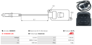 Sonde NOX NOX9473