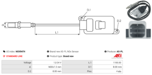 Sonde NOX NOX9474