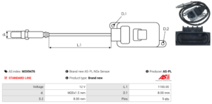 Sonde NOX NOX9476