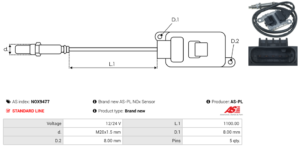 Sonde NOX NOX9477