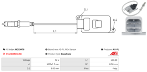 Sonde NOX NOX9478