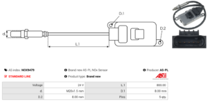 Sonde NOX NOX9479