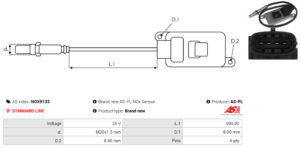 Sonde NOX NOX9133