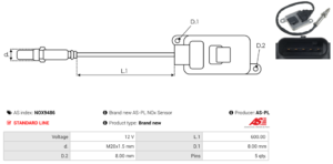 Sonde NOX NOX9486