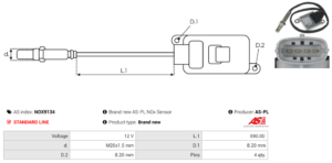 Sonde NOX NOX9134