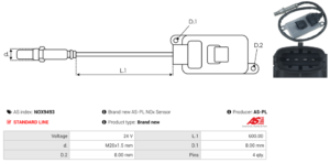 Sonde NOX NOX9493