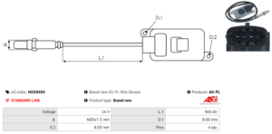 Sonde NOX NOX9494