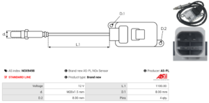 Sonde NOX NOX9498