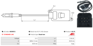 Sonde NOX NOX9512