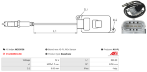 Sonde NOX NOX9136