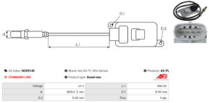 Sonde NOX NOX9140