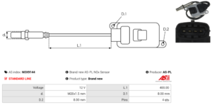 Sonde NOX NOX9144