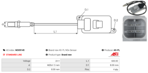 Sonde NOX NOX9145