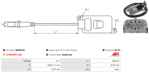 Sonde NOX NOX9154