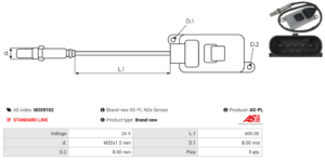 Sonde NOX NOX9162