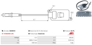 Sonde NOX NOX9519