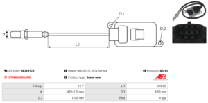 Sonde NOX NOX9172
