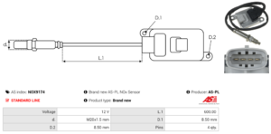 Sonde NOX NOX9174
