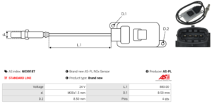 Sonde NOX NOX9187