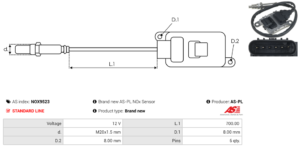 Sonde NOX NOX9523